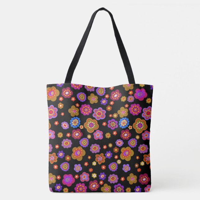 Tote Bag Eco-Bag : Nous allons là Playa ou aux Achats ? (Dos)