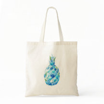 Eco Fourre-tout amical avec l'ananas bleu