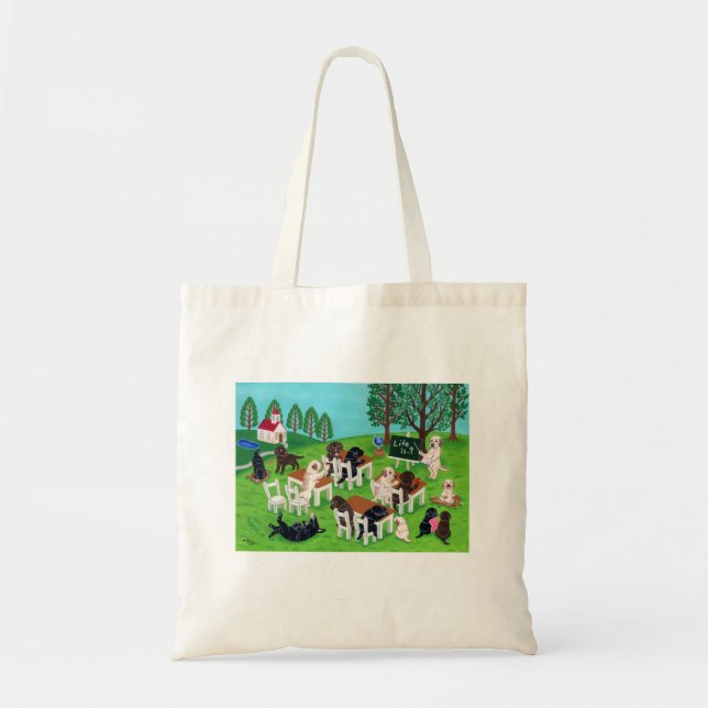 Tote Bag École de Labrador (Devant)