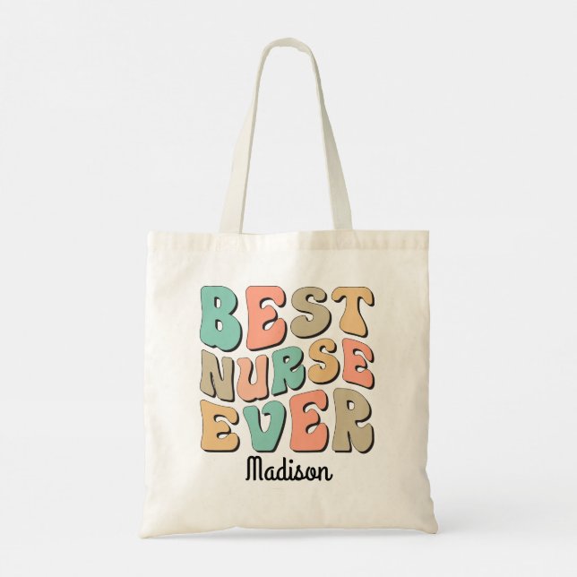 Tote Bag École de soins infirmiers Futur Infirmière RN Cade (Dos)