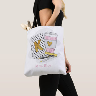 Tote Bag École d'enseignant White Kindergarten