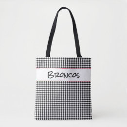 Tote Bag École Esprit Équipe Couleurs Vérifier Nom du sport