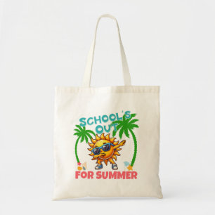 Tote Bag Écoles pour l'été amusant Coloré Gras