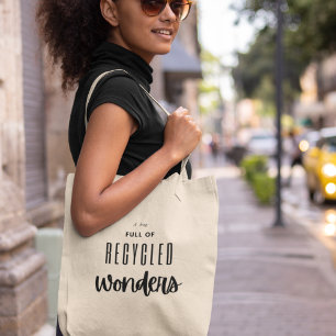 Tote Bag Écologique Durable Récupération Moderne Élégant