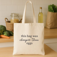 Économie amusante Oeufs Épicerie minimaliste