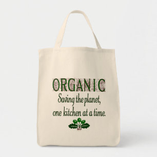 Tote Bag Économie biologique Saving Planet Cuisine Saying S