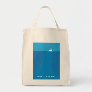 Tote Bag Économies de réchauffement climatique l'ours blanc