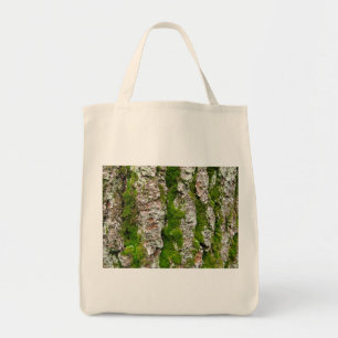 Tote Bag Écorce De Pin Arbre Avec Mousse