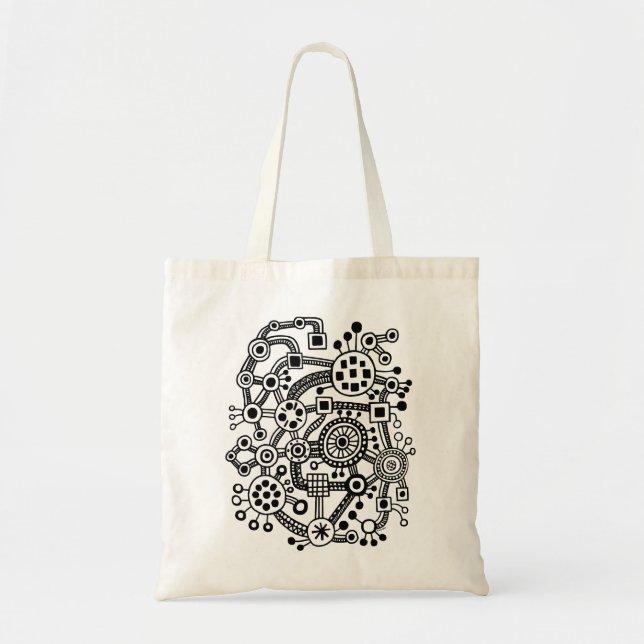 Tote Bag Ecosystem III - Black (Devant)