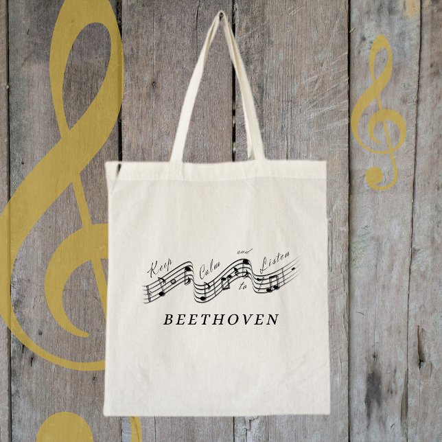 Tote Bag Écouter Beethoven Meilleur compositeur de musique  (Créateur téléchargé)