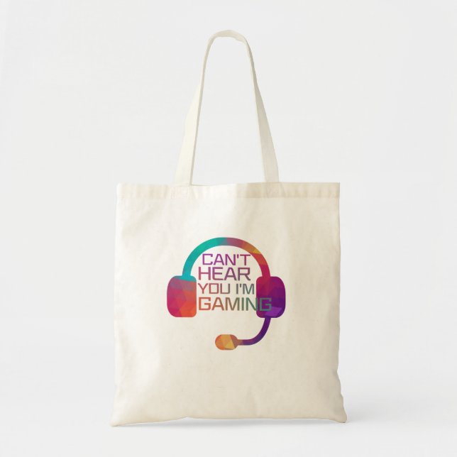 Tote Bag Écouteurs de jeu pour les joueurs (Devant)