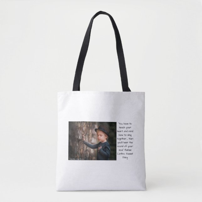 Tote Bag Écoutez votre coeur (Devant)