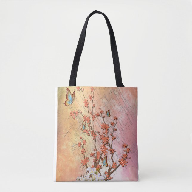 Tote Bag Écran Ikebana (Devant)