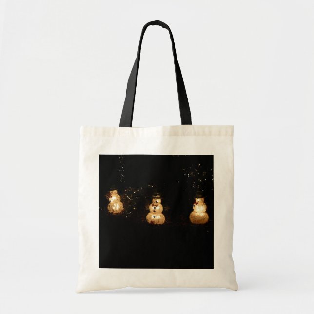 Tote Bag Écran Luminaire Snowman (Devant)