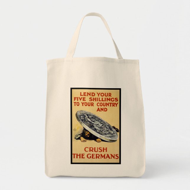 Tote Bag Écraser Les Allemands (Devant)
