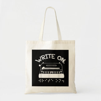 Tote Bag Écrire en braille Voyant l'aveuglement déficient v
