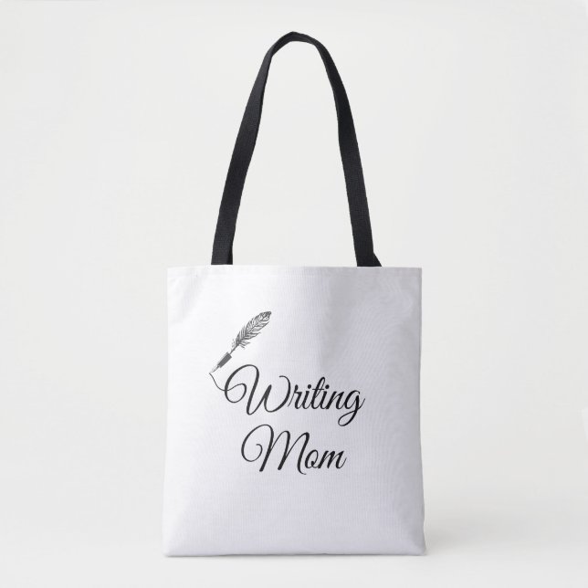 Tote Bag Écrire maman (Devant)