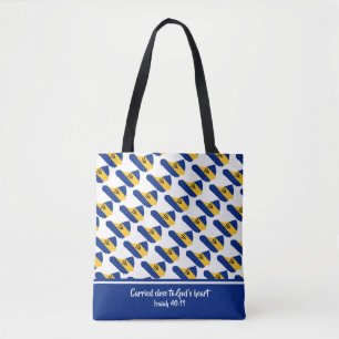 Tote Bag Écriture chrétienne BARBADOS DRAPEAU Isaiah