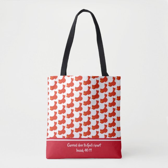 Tote Bag Écriture chrétienne Isaïe | DRAPEAU CHINOIS (Devant)