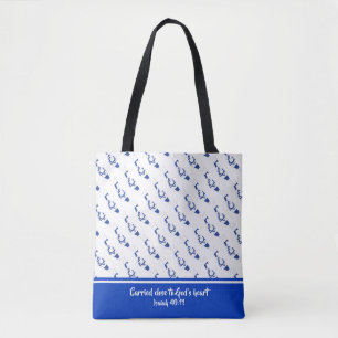 Tote Bag Écriture chrétienne ISRAËL Étoile David Isaiah