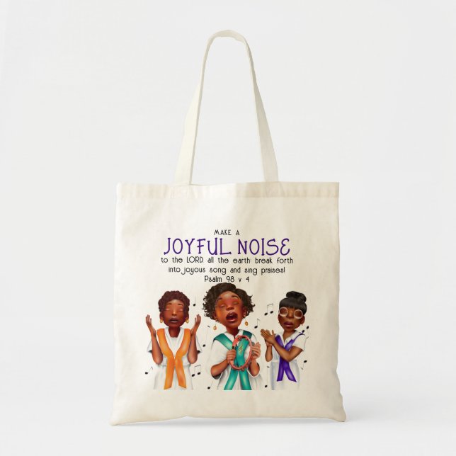 Tote Bag Écriture de chanteurs afro-américains (Devant)