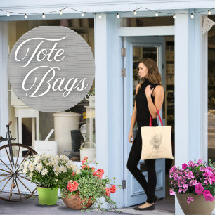 Tote Bag Écriture de dessin floral