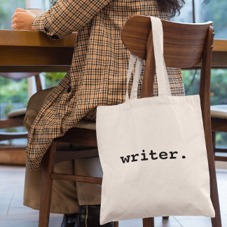 Tote Bag Écrivain réutilisable