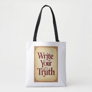 Tote Bag Écrivez Votre Vérité