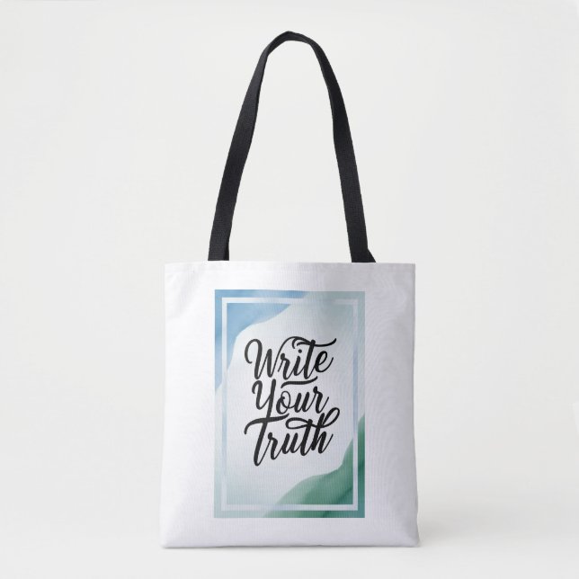 Tote Bag Écrivez votre vérité, option 3 (Devant)