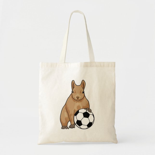 Tote Bag Écureuil à Soccer Sports (Devant)