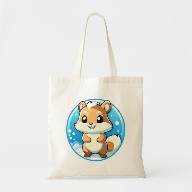 Tote Bag Écureuil animal adorable (Devant)