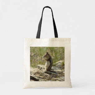 Tote Bag Écureuil de fond à manteau doré au glacier I