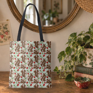 Tote Bag Écureuil de glace fantaisiste peintre forestier