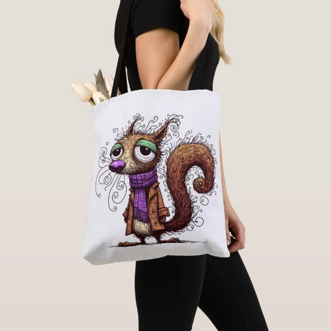 Tote Bag Écureuil d'hiver (De près)