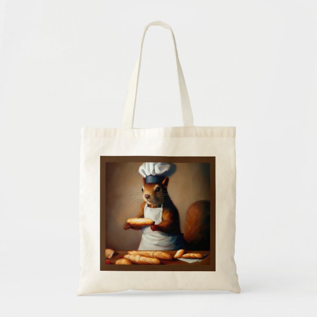 Tote Bag Écureuil French Baker (Devant)