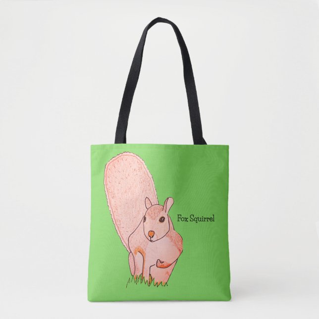 Tote Bag Écureuil roux  (Devant)