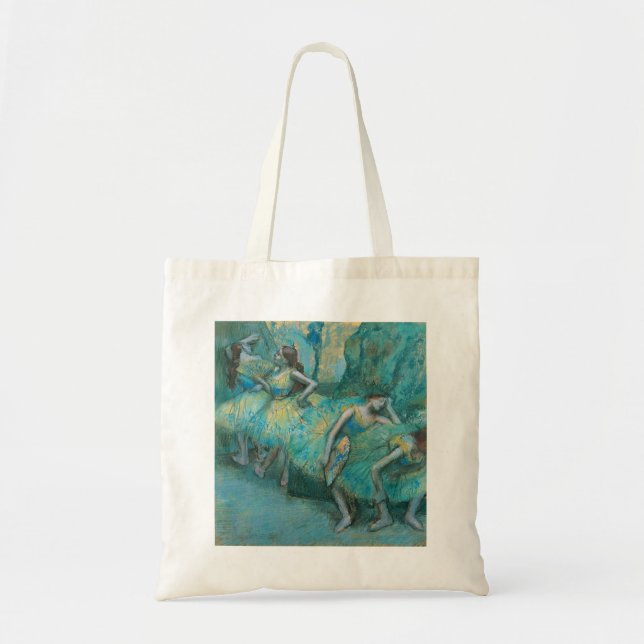 Tote Bag Edgar Degas - danseurs classiques au pastel des (Devant)