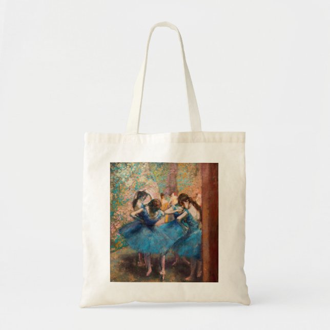 Tote Bag Edgar Degas - Danseurs en bleu (Devant)