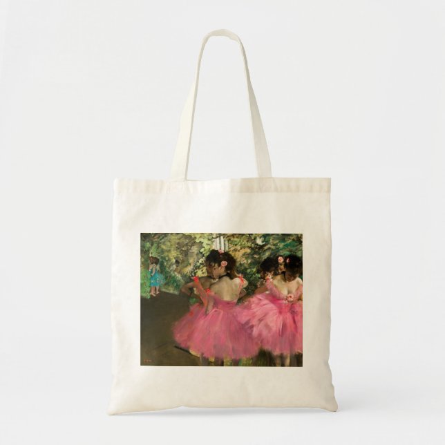 Tote Bag Edgar Degas - Danseurs en rose (Devant)