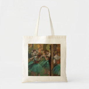 Tote Bag Edgar Degas Danseurs rose et vert