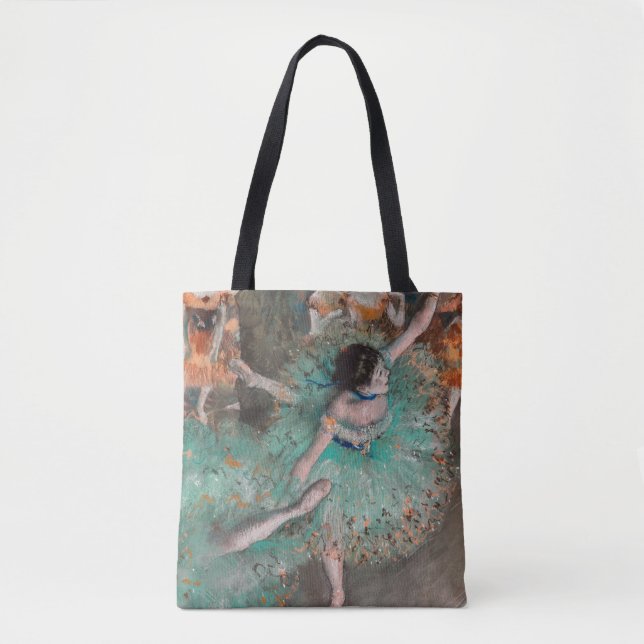 Tote Bag Edgar Degas - Danseuse basculant / Danseuse verte (Devant)