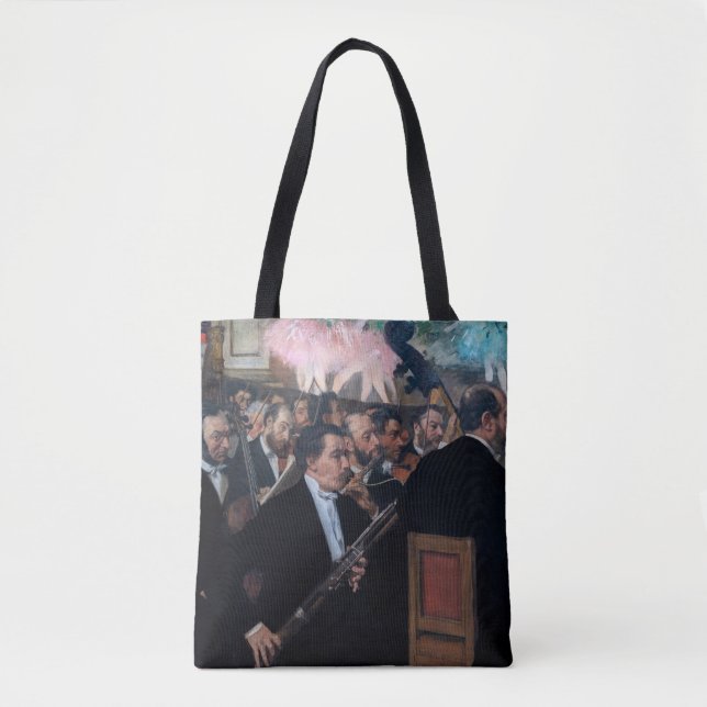 Tote Bag Edgar Degas - Orchestre à l'Opéra (Devant)