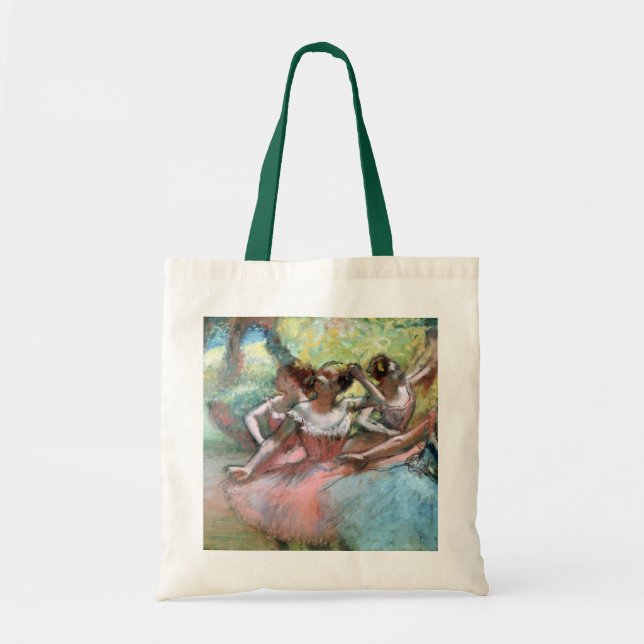 Tote Bag Edgar Degas | quatre ballerines sur l'étape (Devant)