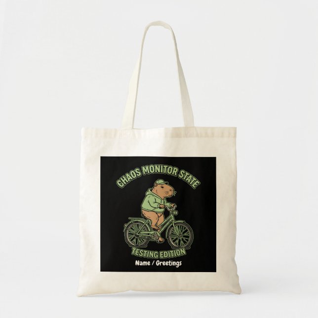 Tote Bag Édition de test de l'état du moniteur de chaos de  (Devant)