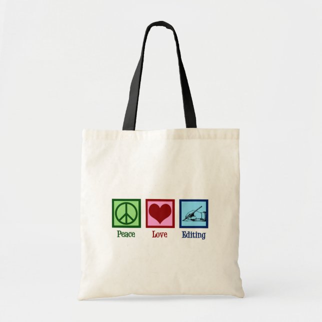 Tote Bag Édition Peace Love (Devant)