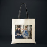 Tote Bag Edouard Manet - Le Chemin De Fer<br><div class="desc">Le chemin de fer / Le chemin de fer - Edouard Manet,  1873</div>