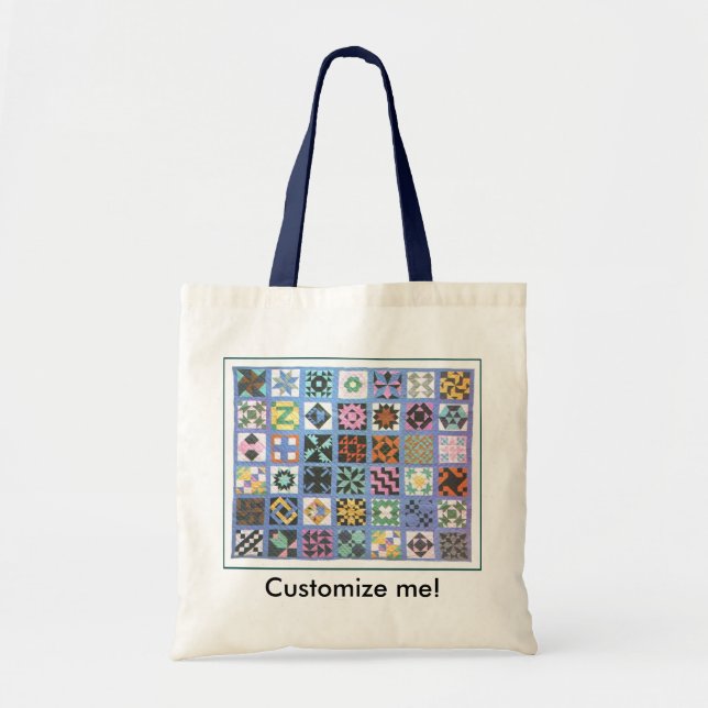 Tote Bag "Édredon traditionnel #2 " (Devant)