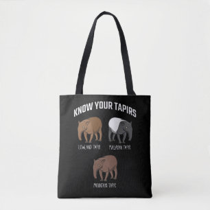 Tote Bag Éducation des animaux de tapir Monte malaise Lowl