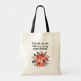 Tote Bag Éduquer Élever Autonomiser Chaque Étudiant Concept