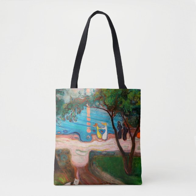 Tote Bag Edvard Munch - Danse sur la plage (Devant)